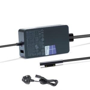 Microsoft 15V 4A 65W Genuine Power Adapter 4 Surface Book 1 ,Surface Laptop 3 2 1 Surface Pro X 7 6 5 4 3 -Black